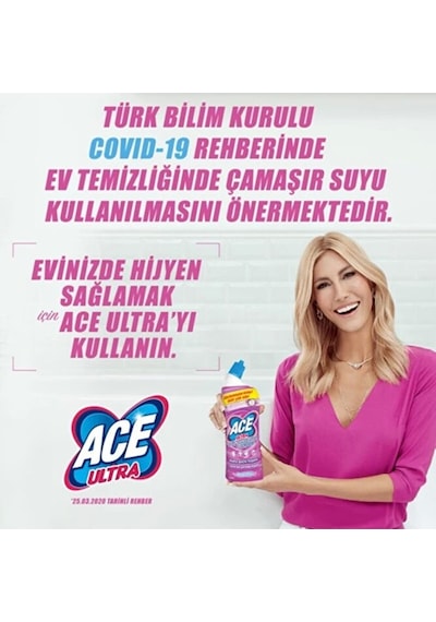 Ace Ultra Power Jel Kıvamlı Çamaşır Suyu Dağ Tazeliği 810g X 3 Ad Diğer