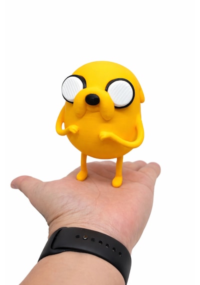 Jake The Dog Figür Adventure Time Karakter Figürü Dekoratif 3d Baskı Koleksiyon Figürü 0