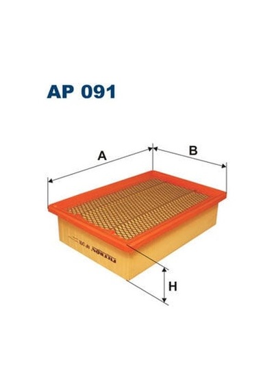 Hava Filtresi - Alfa Romeo 155, 156, 145, Bravo, Marea, Brava - Fıltron-ap091