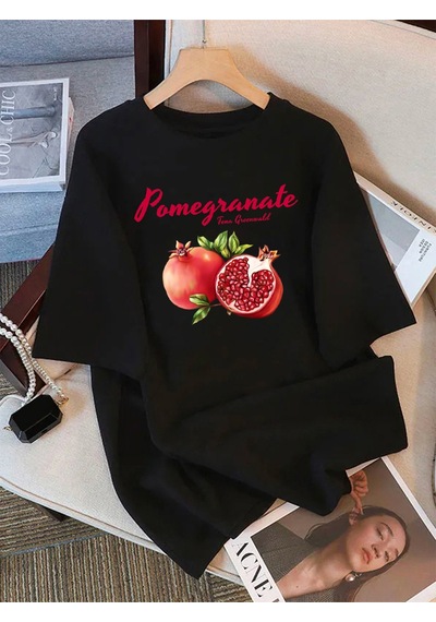 Noıssey Urban Pop Graphic Kadın Tişört Koleksiyonukod 5301 Siyah