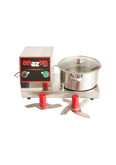 Büyük Boy Soğan Sebze Tarhana Doğrama Makinesi + 4 Bıçaklı 5 Kg 8 Litre