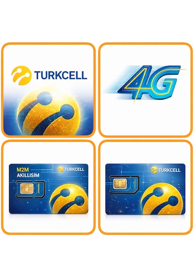 Turkcell 4G Data Sim Kart  (4G Kameralar İçin)