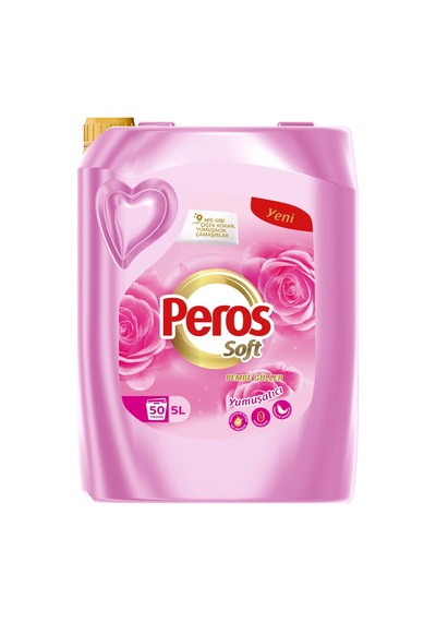 5 L Pembe Yumuşatıcı Normal Özellikte Yumuşatma Sağlayan 100'lü Set