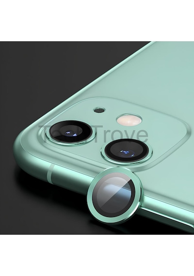 Apple İphone 12 Kamera Lens Koruyucu Parmak İzi Bırakmayan A+ Kalite Açık Yeşil
