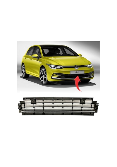 Ön Tampon Orta Izgara Kromlu Golf8 2021