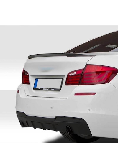 BMW 5 Serisi İçin Uyumlu F10 M Spoiler Piano Black 2010-2016