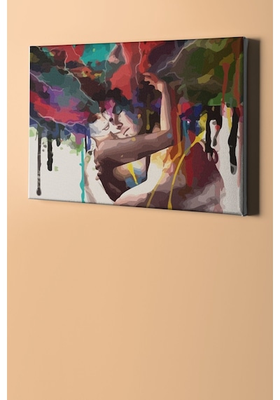 Webstyle Sayılarla Boyama Seti Kasnaklı Aşk-ı Derun 40 X 50 Cm