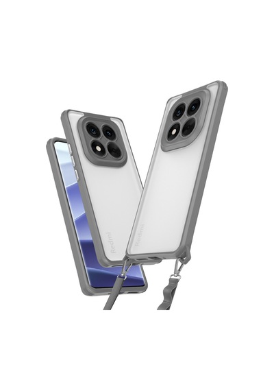 Redmi Note 14 Pro 5g Kılıf Penta Silikon Kılıf - Titan Gri Bzsxx00 1