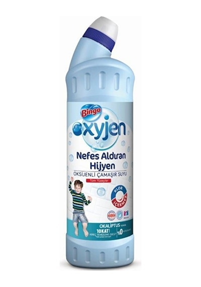 2 Adet Bingo Oksijen Çamaşır Suyu 750 Ml Derinlemesine Hijyen Tekli