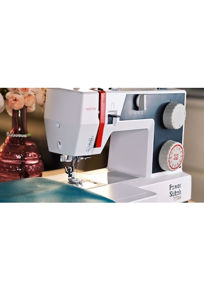 Veritas Veritas Power Stitch 32 Tıtan Ev Tipi Dikiş Makinesi 32 Dikiş Programlı Distribütör li Beyaz