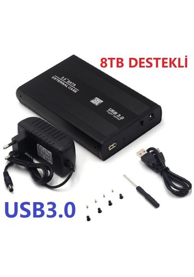 Alfais 4765 Usb 3.0 3.5 İnç Sata Usb Bağlantılı Hdd Harddisk Kutusu