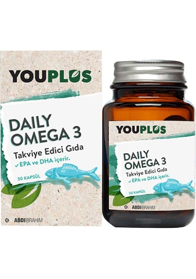 Youplus Daily Omega 3 Balık Yağı 30 Kapsül