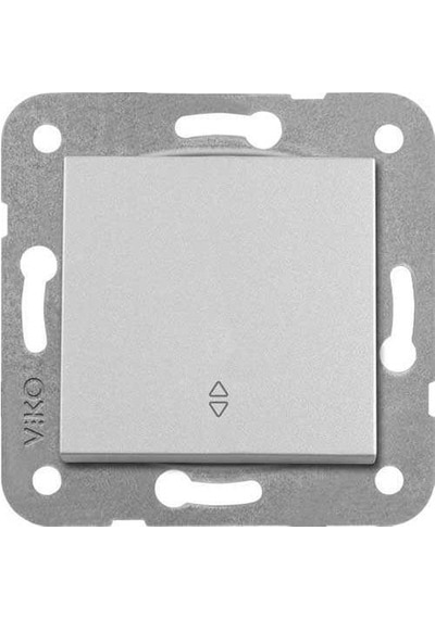 Viko Artline Novella 92605004 Gümüş Vavien Çerçevesiz Anahtar