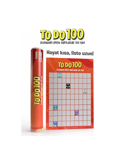 Ölmeden Önce Yapılacak 100 Şey - Kazı Kazan Posteri diğer