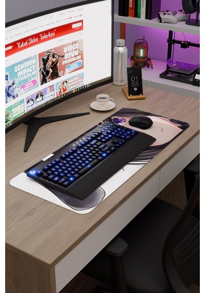 Bunny Girl Senpai Anime V5 - 70x30 Xl Gaming Kauçuk Kaymaz Taban Mouse Pad Fare Altlığı