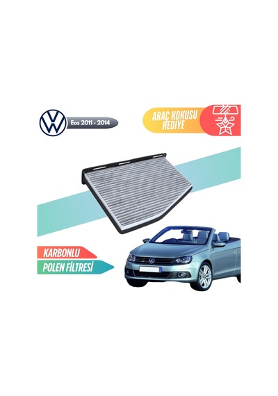 Vw Volkswagen Eos 2007-2014 Model Karbonlu Polen Klima Filtresi