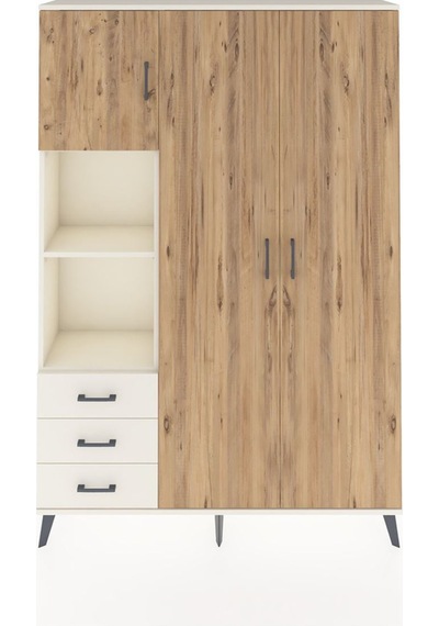 Arges Dolap 6 Raflı 3 Çekmeceli Tek Askılı 132x30x195 Aytaşı-çam/aytaşı Atlas Çam/aytası Arges Dolap 6 Raflı 3 Çekmeceli Tek Askılı 132x30x195 Aytaşı-çam/aytaşı Atlas Çam/aytası