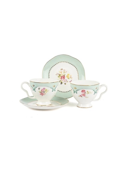 Splendor Florum 2li Çay Fincan Seti 220cc-5608 Çok renkli