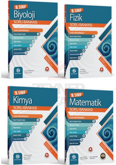 9.sınıf Matematik Fizik Biyoloji Kimya 2025 Sayısal Set