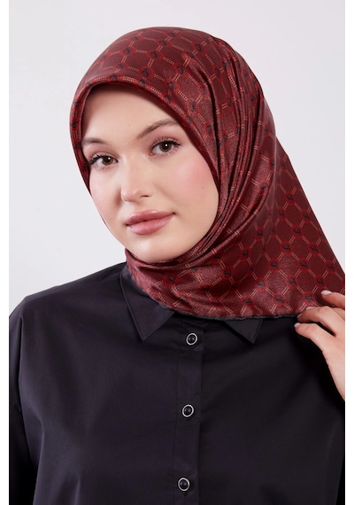Levidor Kristal Eşarp D6 Bordo Bordo
