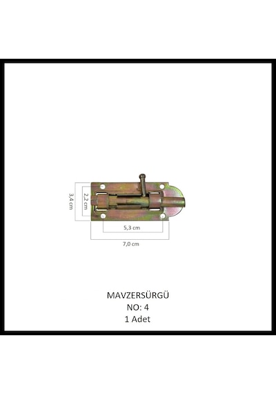 Mavzer Sürgü No: 04 Sarı