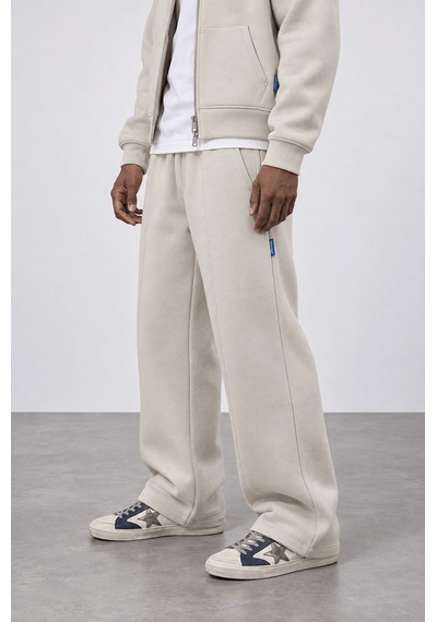 Respire Erkek Basic Panda Baggy Eşofman Altı Bej