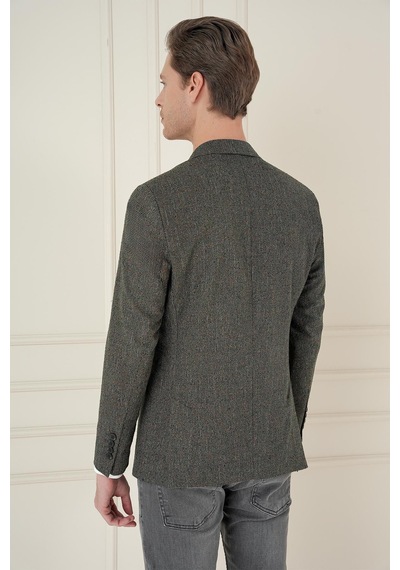 Efor C 692 Slim Fit Haki Spor Ceket Haki