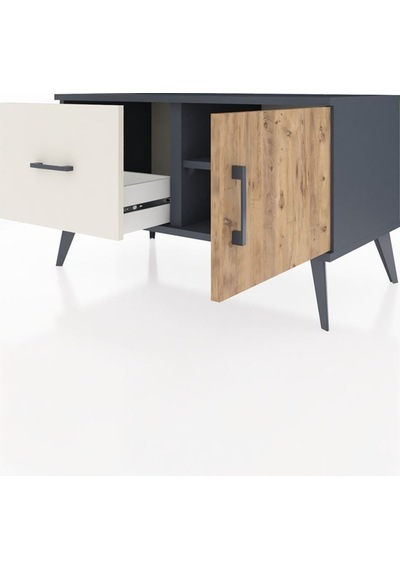 Hyperion Şifonyer Tek Raflı Tek Çekmeceli Tek Kapaklı 88x44x48 Antrasit-çam/aytaşı Çam/aytaşı Hyperion Şifonyer Tek Raflı Tek Çekmeceli Tek Kapaklı 88x44x48 Antrasit-çam/aytaşı Çam/aytaşı