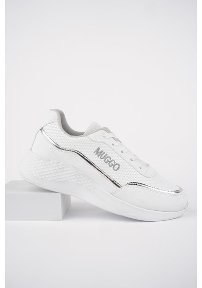 Muggo Coco Garantili Kadın Ortopedik Günlük Bağcıklı Şık Rahat Sneaker Spor Ayakkabı Beyaz Muggo Coco Garantili Kadın Ortopedik Günlük Bağcıklı Şık Rahat Sneaker Spor Ayakkabı Beyaz