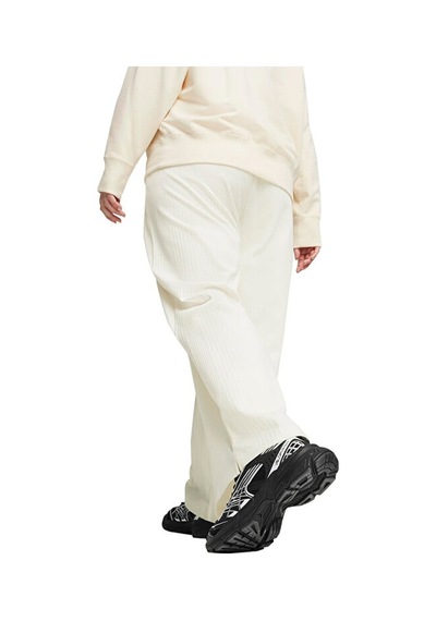 Puma Classics Ribbed Relaxed Pant Kadın Günlük Eşofman Altı 62426866 Krem 62426866 Krem