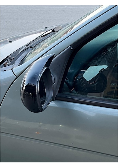 Renault Megan 1 Yarasa Ayna Kapağı Fiber Siyah Boyalı