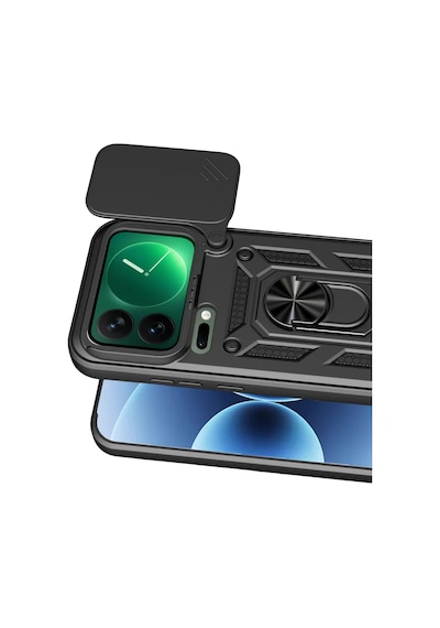 Newface Xiaomi Mi 17 Pro Pars Lens Yüzüklü Silikon - Siyah