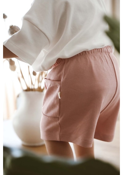 Pembe Basic Cepli Çocuk Şort Pembe