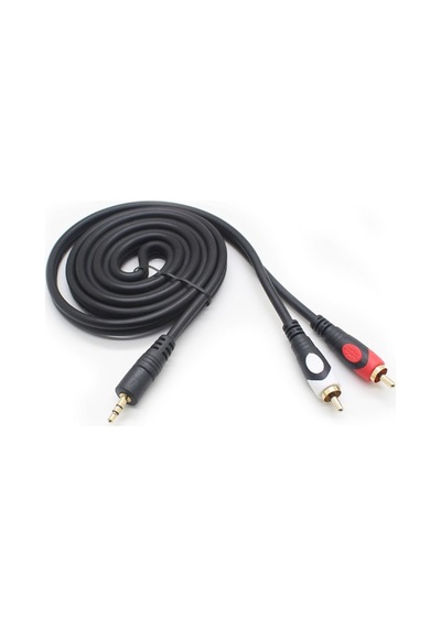 3.5Mm Stereo To 2 Rca Kablo Özel Seri 1.8 Metre