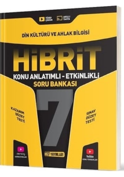 Hız Yayınları 2025 7. Sınıf Din Kültürü Hibrit - Konu Anlatımlı Soru Bankası