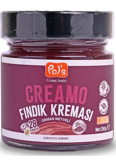 Pol's Gurme Creamo Orman Meyveli Sürülebilir Fındık Kreması 250 G