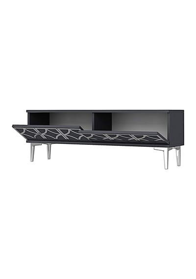 Tsa1237as - Lemtv120 Tv Stand, Tv Sehpası Antrasit - Sılver 120cm
