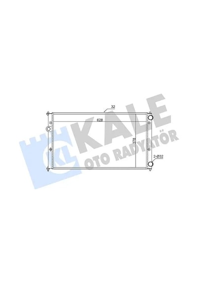 Seat Cordoba Motor Radyatoru 1.9 Tdi 1997-2002 Afn Asv Kale 346055
