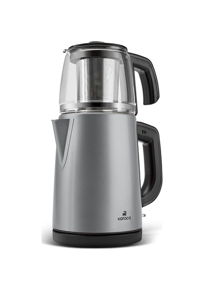 Karaca Tea Glass 2 in 1  Çelik Çay Makinesi ve Kettle