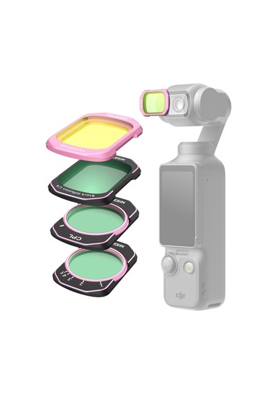 Osmo Pocket 4/3 Filtre Seti Vnd2-32 + 1/4 Black Mist + Cool Rose + Cpl