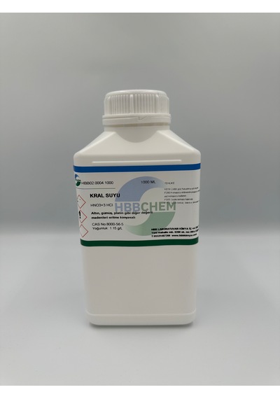 Kral Suyu Altın Gümüş Platin Eritme Kimyasalı 1 Litre