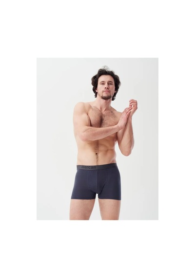 Mercan 3'lü Antrasit Modal Boxer