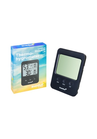 Levenhuk Wezzer BASE L30 Siyah Termo Higrometre