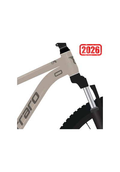 Carraro Crx 724 Dağ Bisikleti Gül Gri-koyu Gri 24v S/36cm Siyah