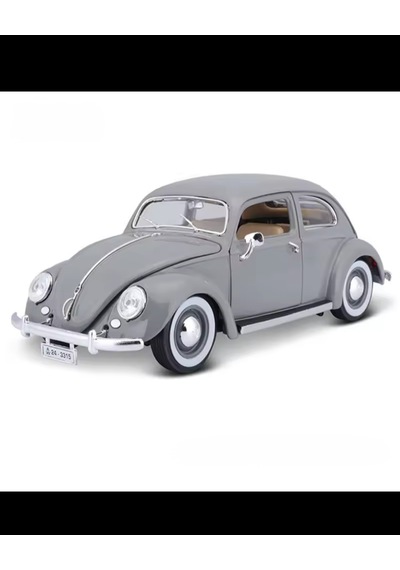 Burago 1:18 Volkswagen Kafer - Beetle Nardo Gri Model Araba