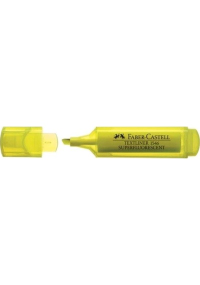 Faber-castell Fosforlu Kalem Şeffaf Gövde 10'lu Sarı Sarı