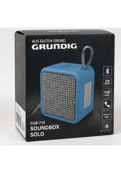Grundig Gsb 710 Solo Bluetooth Hoparlör Taşınabilir Kablosuz Speaker 3w