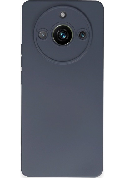 Realme 11 Pro Uyumlu Kılıf Nano İçi Kadife Silikon - Gri