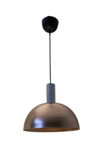 Dylight Retro Bakır Metal Dekoratif Tekli Kafe Mutfak Aydınlatma Avize Çap:30 Cm-dr97 Beyaz