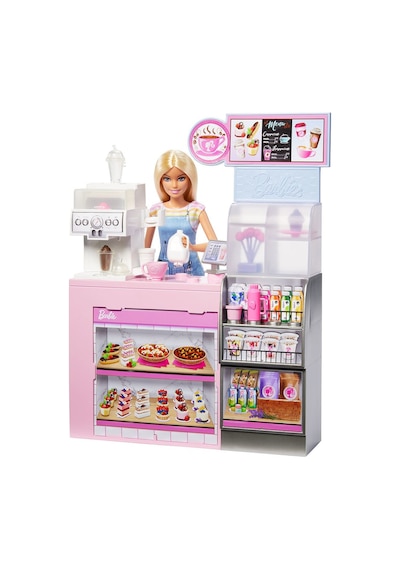 Hxn94 Barbie Kahve Dükkanı Oyun Seti